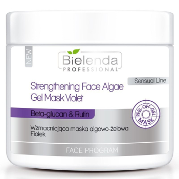 BIELENDA Wzmacniająca maska algowo-żelowa Fiołek 200g